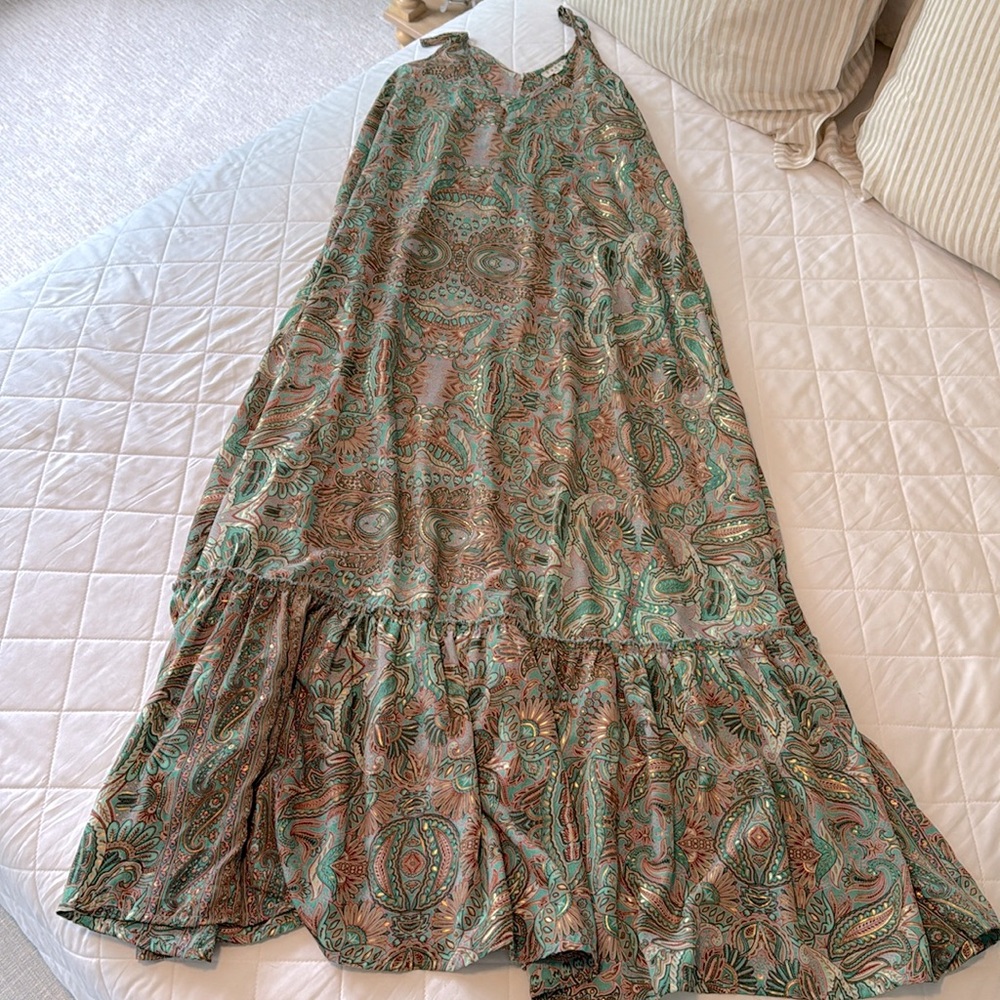 Silky silky sundress with adjustable straps